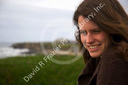 Portrait of young woman. MR