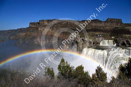 Shoshone Falls on the Snake River in Twin Falls, Idaho.