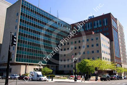 City Hall building in Lansing, Michigan.