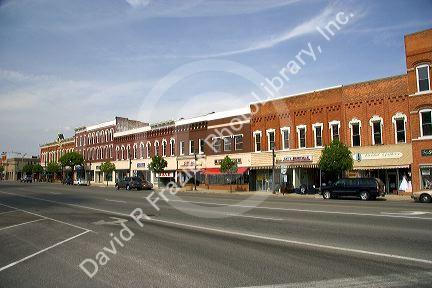 Main Street in Bryan, Ohio.