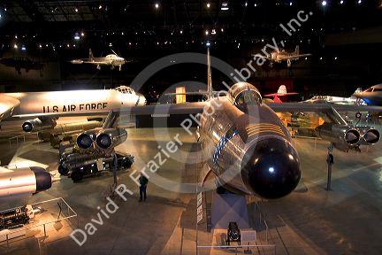 Interior image of the United States Air Force Museum on Wright Patterson Air Force Base at Dayton, Ohio.