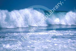 Crashing wave action in Hawaii. 