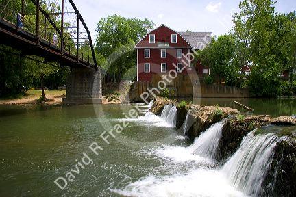 The War Eagle Mill on Rogers Creek at Rogers, Arkansas.