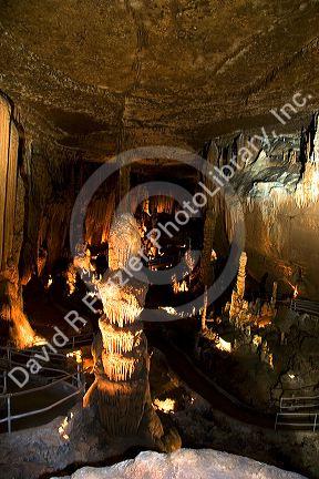 Blanchard Springs Caverns near Mountain View, Arkansas.