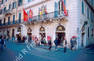 McDonald's on Via Del Corso in Rome, Italy.