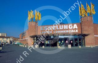Italian supermarket at Lucca, Italy.