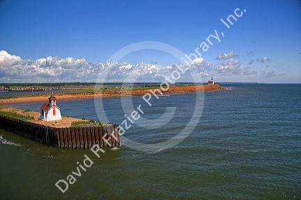 Lighthouse at North Umberland on Prince Edward Island, Canada.