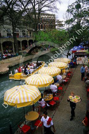 The Riverwalk in San Antonio, Texas.