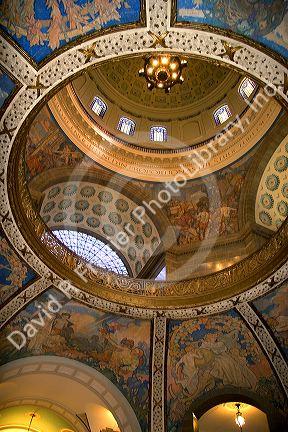 Interior of the Missouri State Capitol Building in Jefferson City.