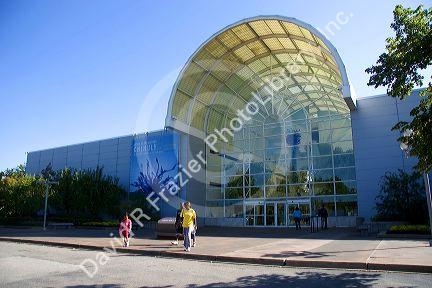 The entrance to the Missouri Botanical Garden in St. Louis.