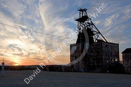 Missouri Mines Historic State Site at sunset in Park Hills, Missouri.