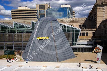 The Kansas City Planetarium at Union Station, Missouri.