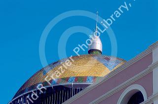 The dome on top of the Opera House in Manaus Brazil.