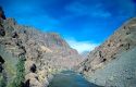 Hells Canyon of the Snake River with Oregon on the left and Idaho on the right.