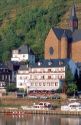 Rowing on the Mosel River in Germany at Cochem.