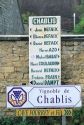 Signage in Chablis, France.
