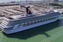 Cruise ship Carnival Destiny docked at Miami, Florida.