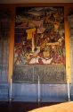 Diego Rivera mural at the National Palace in Mexico City, Mexico.