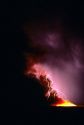 A lightning strike starting a wildfire in Idaho.