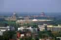 The Parliament Building and Government Mall in New Delhi, India.