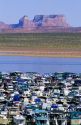 House boats docked at Lake Powell in Southern Utah.
