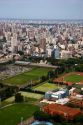 Aerial view of the city Buenos Aires, Argentina.