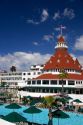 Hotel del Coronado on Coronado Island near San Diego, California.