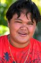 Tahitian teenage boy on the island of Moorea.