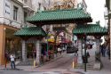 The Dragon Gate on Grant Ave. and Bush Street entrance to Chinatown, San Francisco, California.