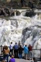 Observation deck at Shoshone Falls on the Snake River near Twin Falls, Idaho.