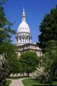 The capitol building in Lansing, Michigan.