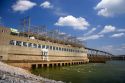 Pickwick Dam on the Tennessee River, Tennessee.