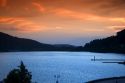 Sunset at Lake Gerardmer, France.