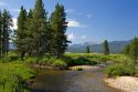 Headwaters of the Salmon River in the Sawtooth National Recreation Area of Idaho.