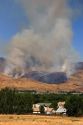 The Homestead Fire in the Boise foothills, Idaho.