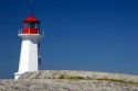 Lighthouse at Peggy's Cove, Nova Scotia, Canada.