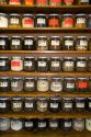 Chinese herbal shop in Chinatown, Chicago, Illinois.