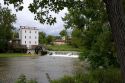 The historic Roller Mill on the Big Raccoon Creek at Mansfield, Indiana.