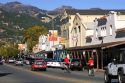 Main street through Calistoga, California.