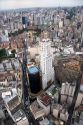 Aerial view of high rise buildings in Sao Paulo, Brazil.