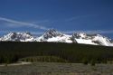Sawtooth Mountain range in Idaho.