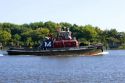 Tugboat on the Savannah River at Savannah, Georgia.