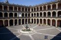 The courtyard at the National Palace in Mexico City, Mexico.