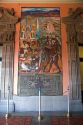 A mural painted by Diego Rivera in the National Palace, Mexico City, Mexico.