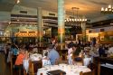 People dine at a restaurant in Buenos Aires, Argentina.