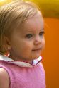 Portrait of a 15 month old girl at a park in Tampa, Florida. MR