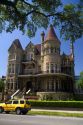 The Bishop's Palace, also known as Gresham's Castle is an ornate Victorian house located in the East End Historic District of Galveston, Texas.