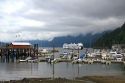 BC Ferry and boats docked at Horseshoe Bay in West Vancouver, British Columbia, Canada.