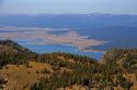 A view of Cascade Lake from West Mountain in Valley County, Idaho.