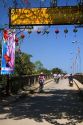 Bridge crossing the Thu Bon River at Hoi An, Vietnam.